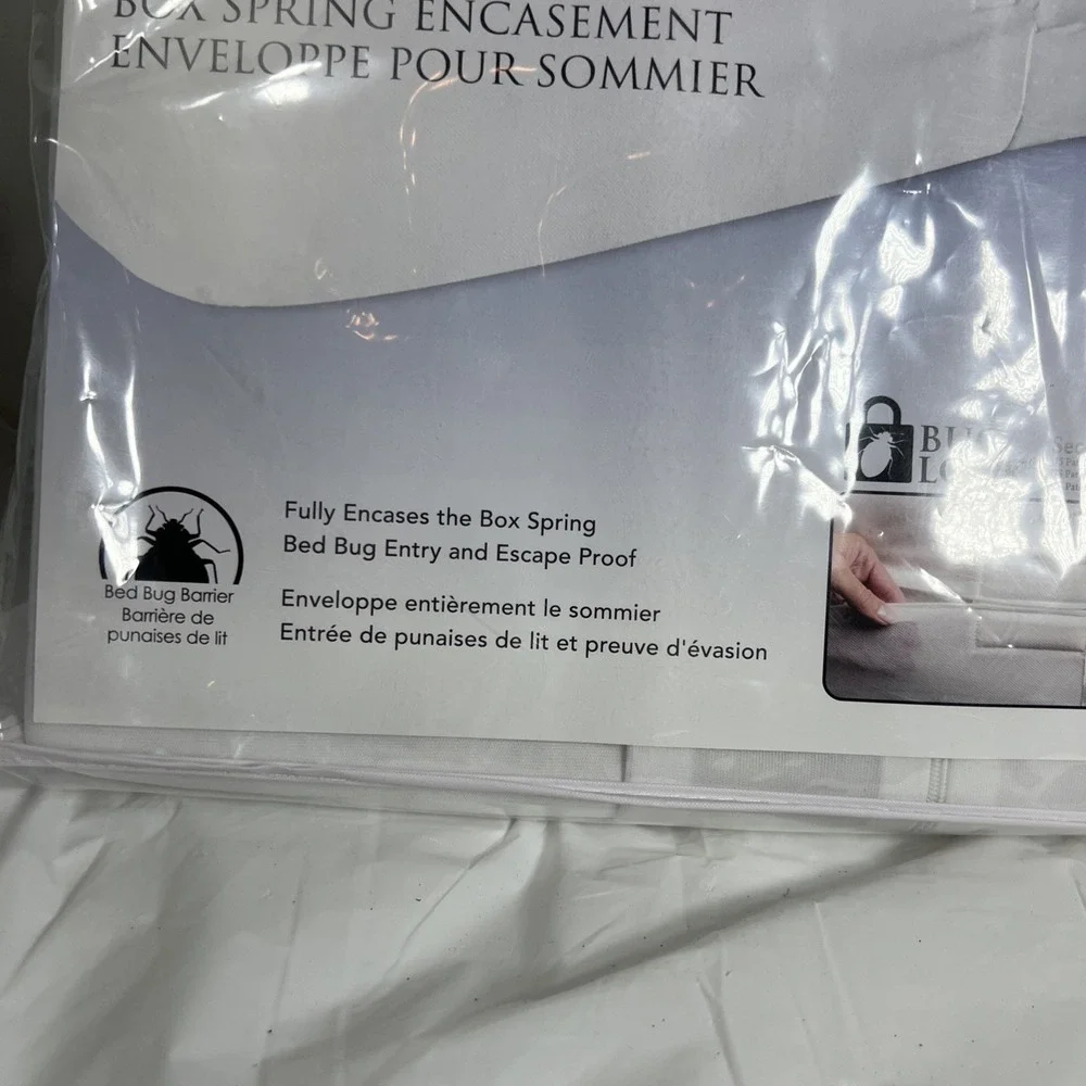 NWT Protect A Bed Buglock PLUS White Box‎ Spring Encasement Twin XL New